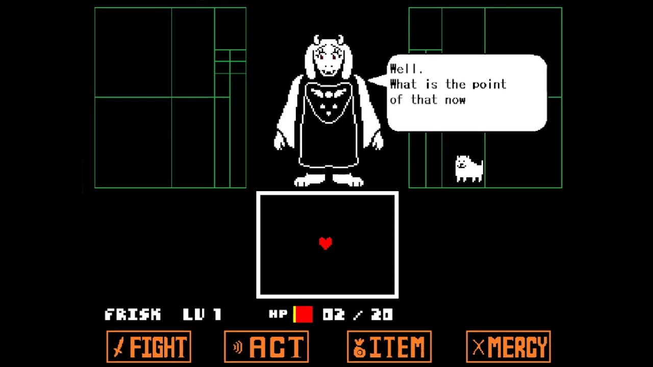 UNDERTALE - What happens when Toriel kills you on hard mode! + ending