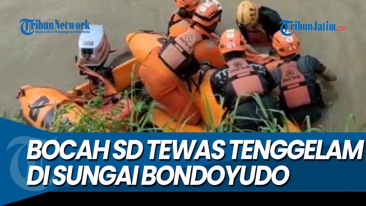 BOCAH SD TEWAS TENGGELAM, Saat Mandi di Sungai Bondoyudo, Lumajang