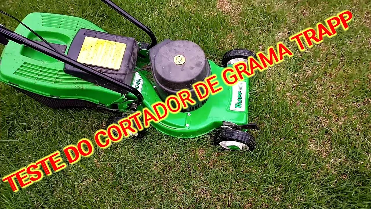 TESTE DO CORTADOR DE GRAMA TRAPP