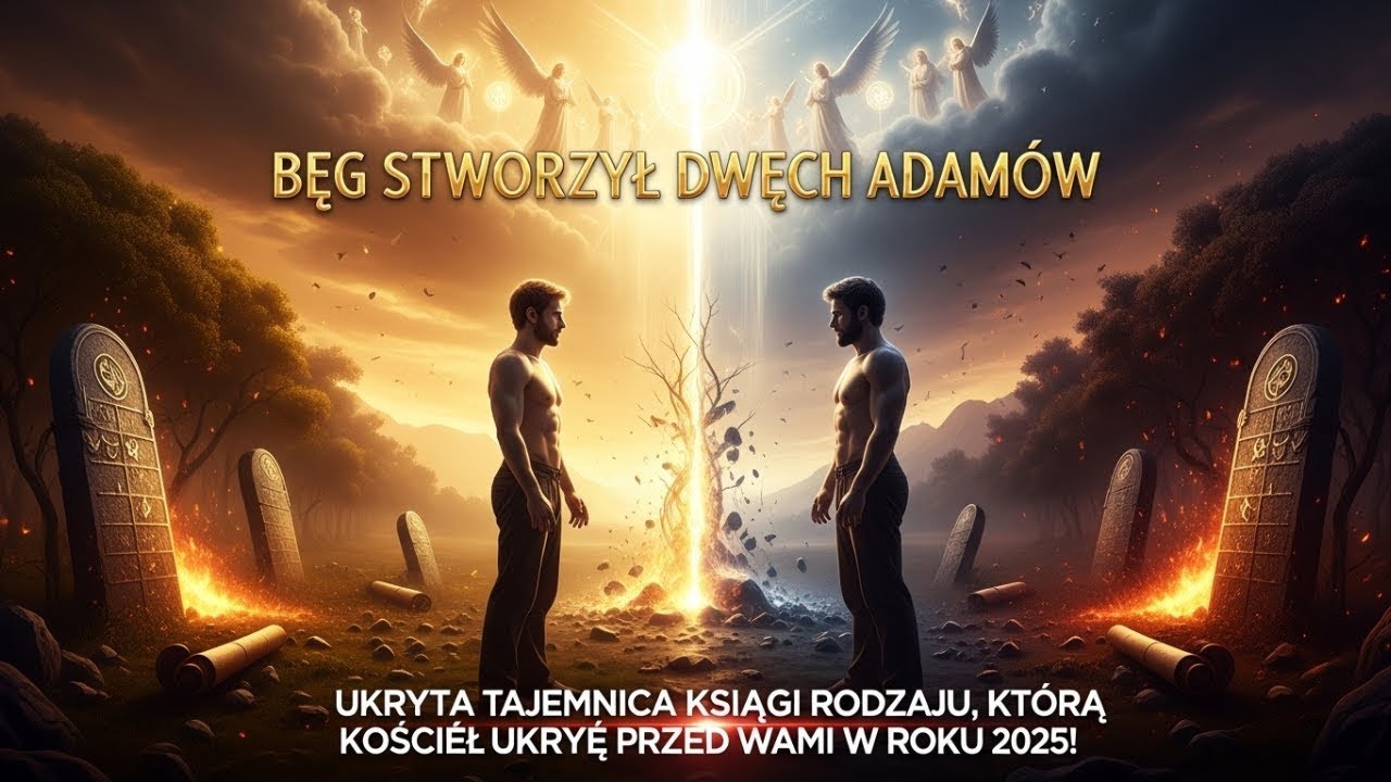 B&Oacute;G STWORZYŁ DW&Oacute;CH ADAM&Oacute;W UKRYTA TAJEMNICA KSIĘGI RODZAJU, KT&Oacute;RĄ KOŚCI&Oacute;Ł UKRYŁ PRZED WAMI W ROKU