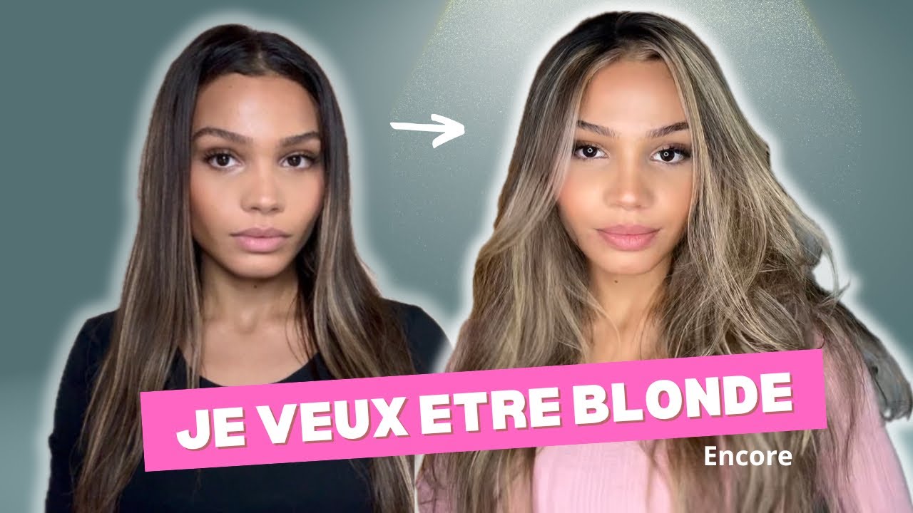 DE BRUNE À BLONDE (BALAYAGE) 🔴 EN DIRECT