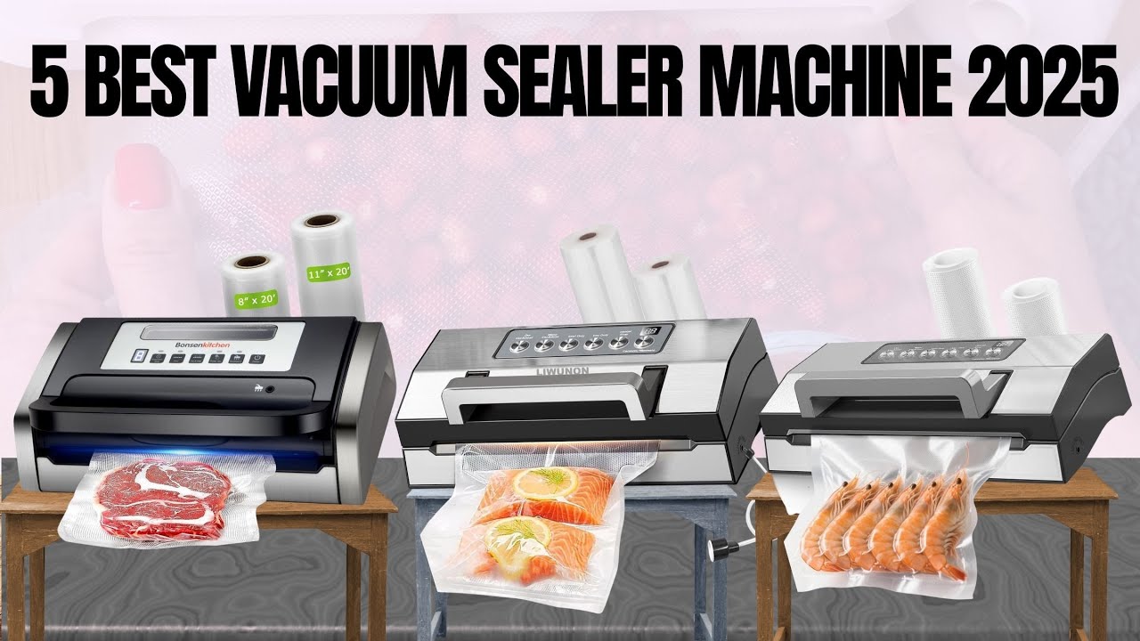 5 Best Vacuum Sealer Machines 2025 | Our Top Picks For Freshness & Value