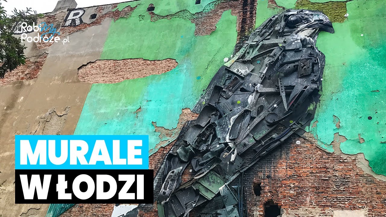 MURALE W ŁODZI ze złomowiska