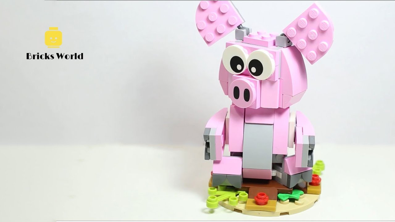 LEGO®Exclusive Set Zodiac Animals 40186 - Year of the Pig Speed Build