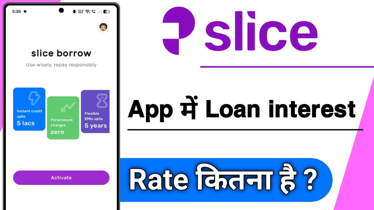 slice Loan App Interest Kitna Hai