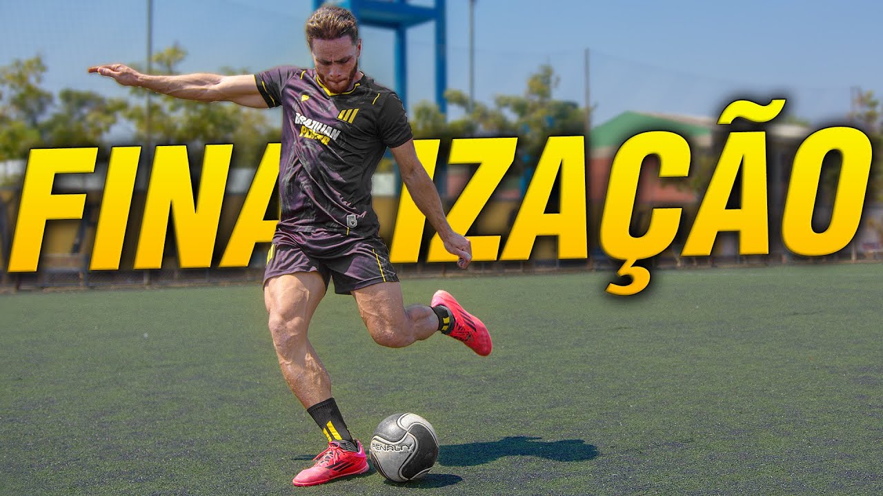 Meu Treino de FINALIZAÇÃO para se tornar um JOGADOR mais HABILIDOSO no FUTEBOL.
