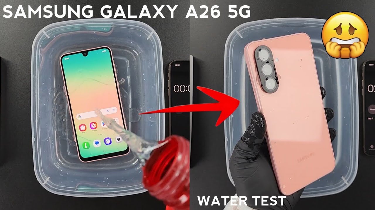 Samsung Galaxy A26 5G Water Test 💧💦| Galaxy A26 Durability Test 