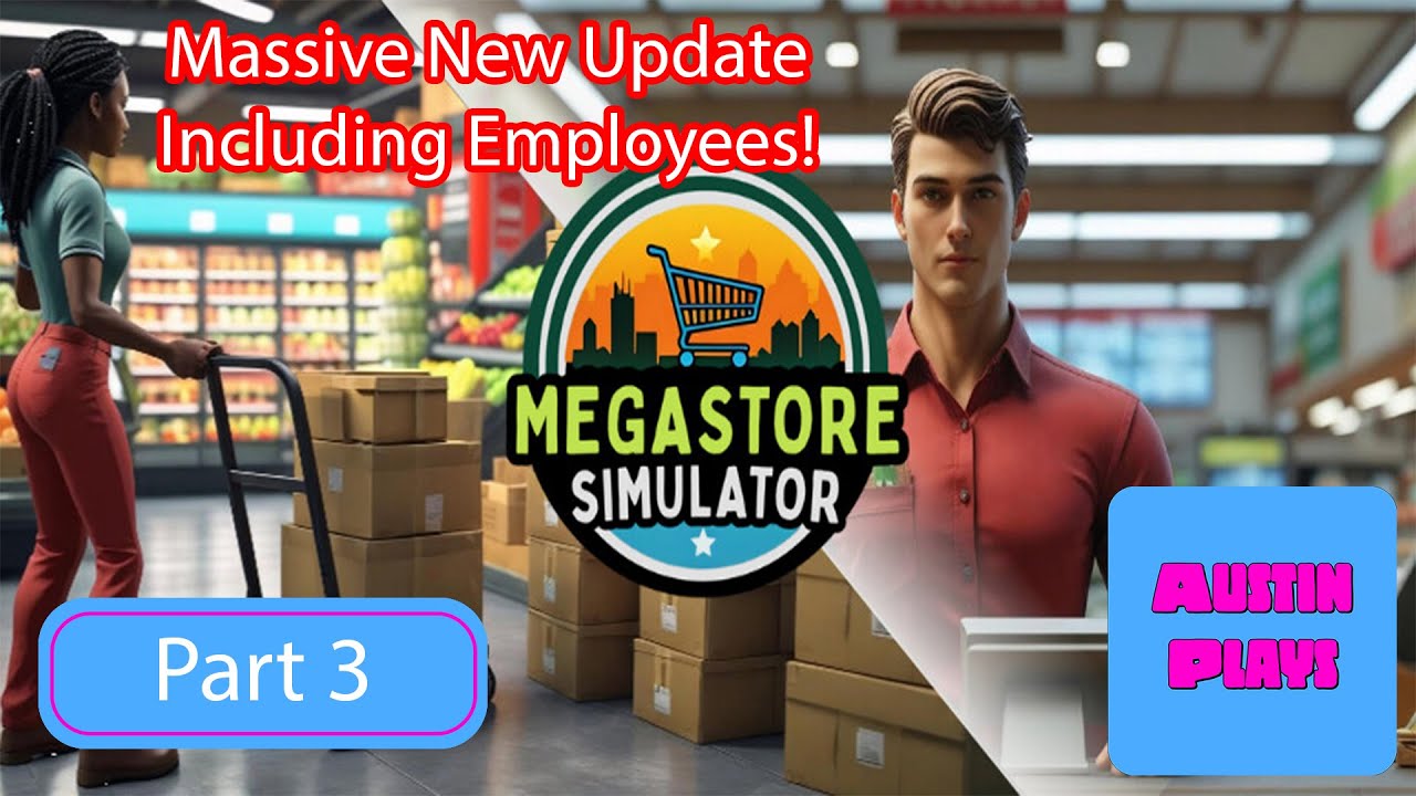 MegaStore Simulator: Пролог. НОВОЕ ОБНОВЛЕНИЕ! 🛒 Наём сотрудников впервые. Пролог. Часть 3.