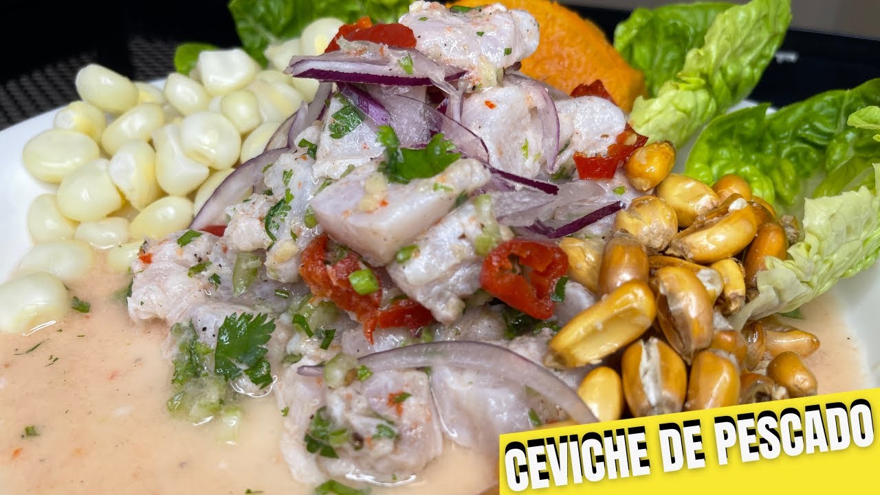 COMO PREPARAR CEVICHE DE PESCADO AL TOQUE Y CON SABOR 🇵🇪