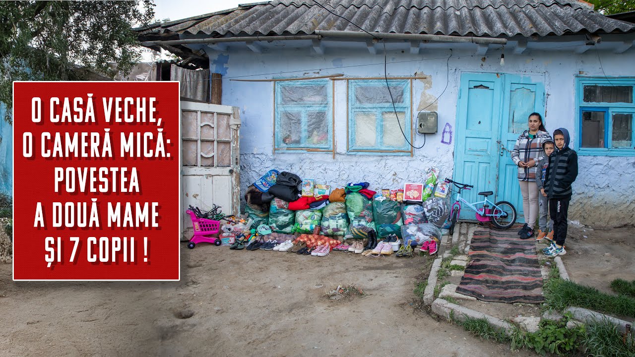 O casă veche, o cameră mică: Povestea a două mame și 7 copii !!!
