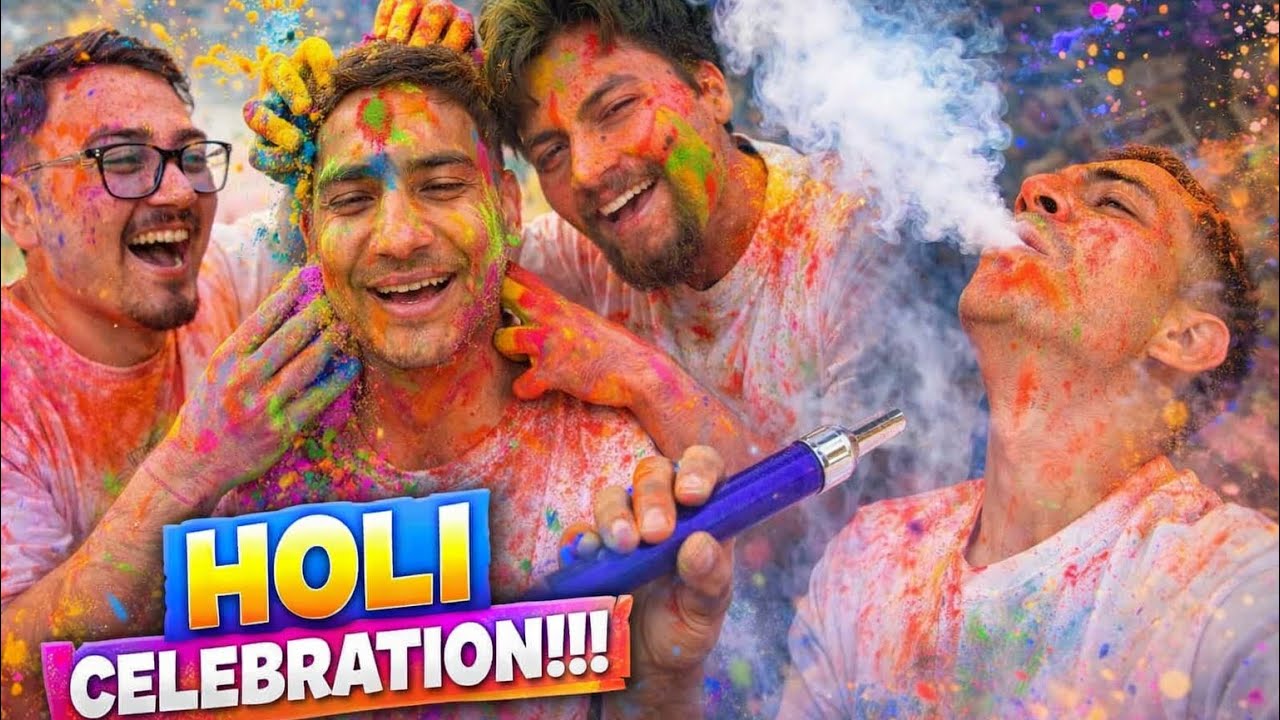 Holi Madness 2026 🔥 रंग, मस्ती & Hookah Vibes | Epic Holi Celebration