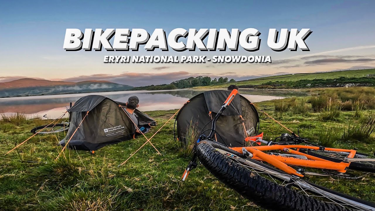 BIKEPACKING Wales | BARMOUTH ERYRI National Park Snowdonia|Mountain Bikes|Wild camping by the Lake