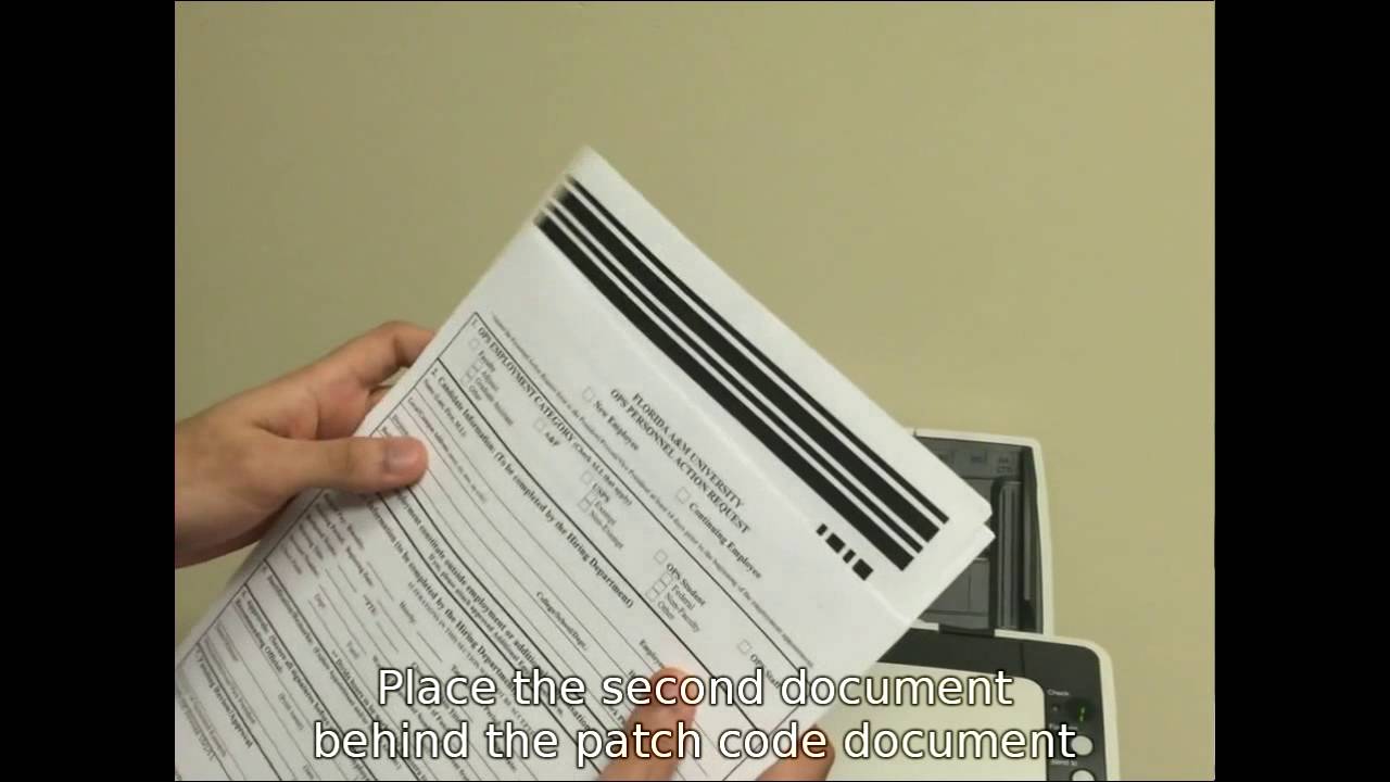 Placing a Document in a ImageNow Scanner ImageNow