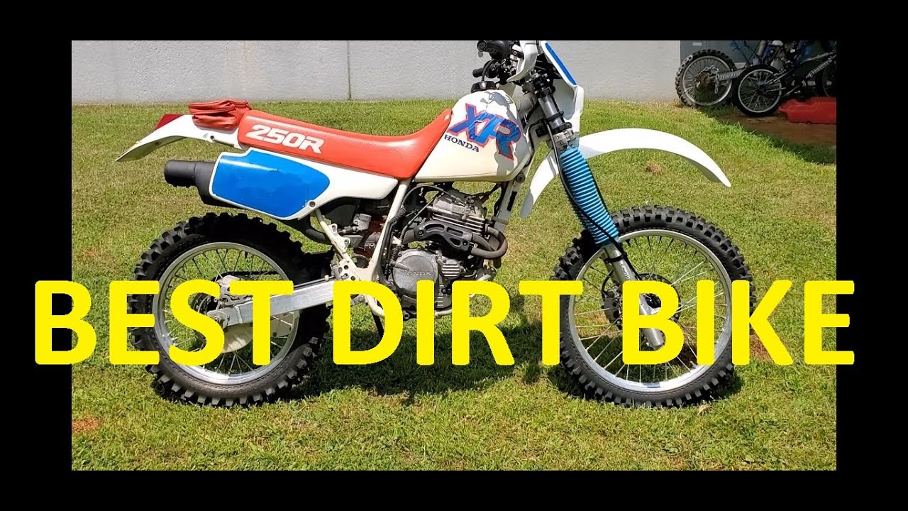 Best Dirt Bike Ever? Honda XR 250R Enduro Cold Start & RAW exhaust Sound Review Riding