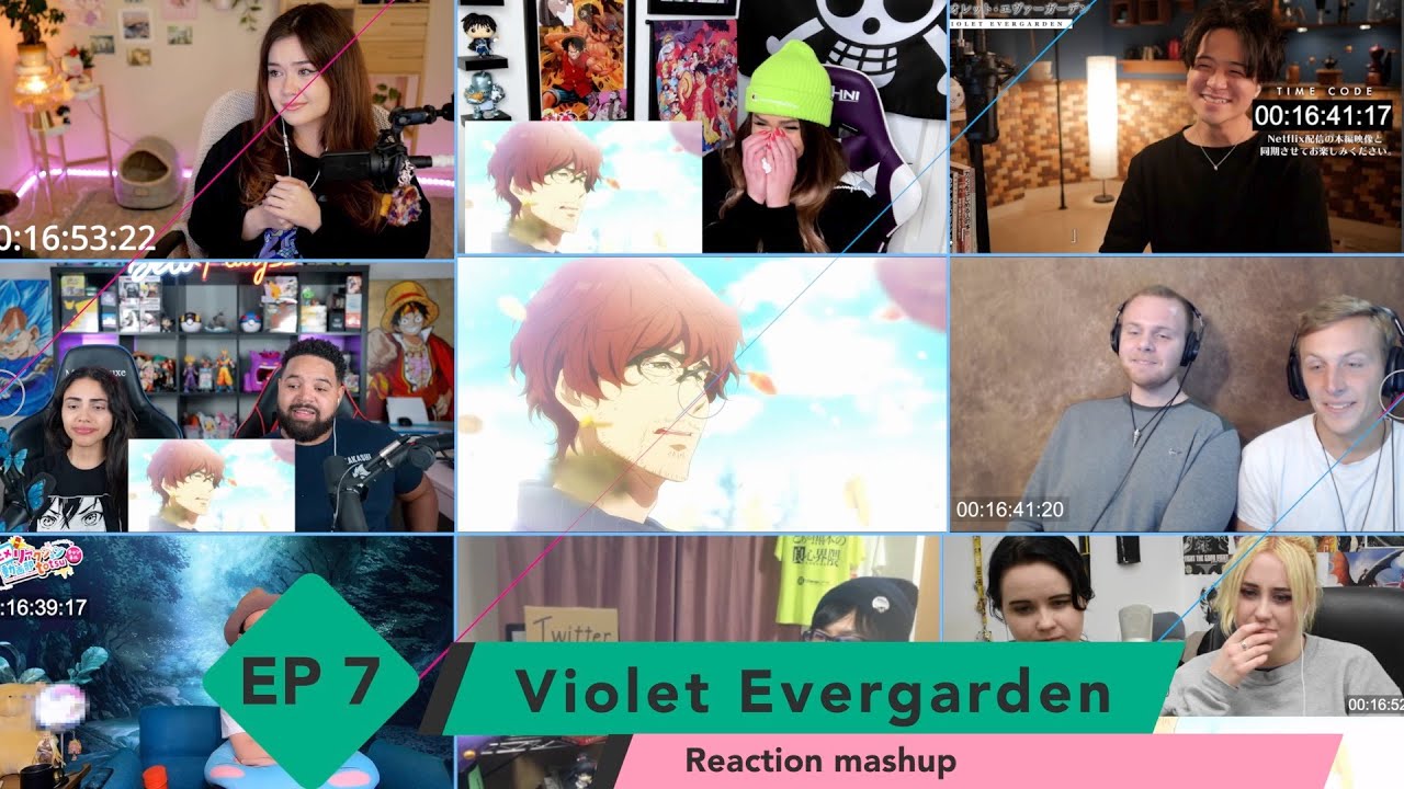 Violet Evergarden episode 7 Reaction Mashup: バイオレット・エバーガーデン リアクション