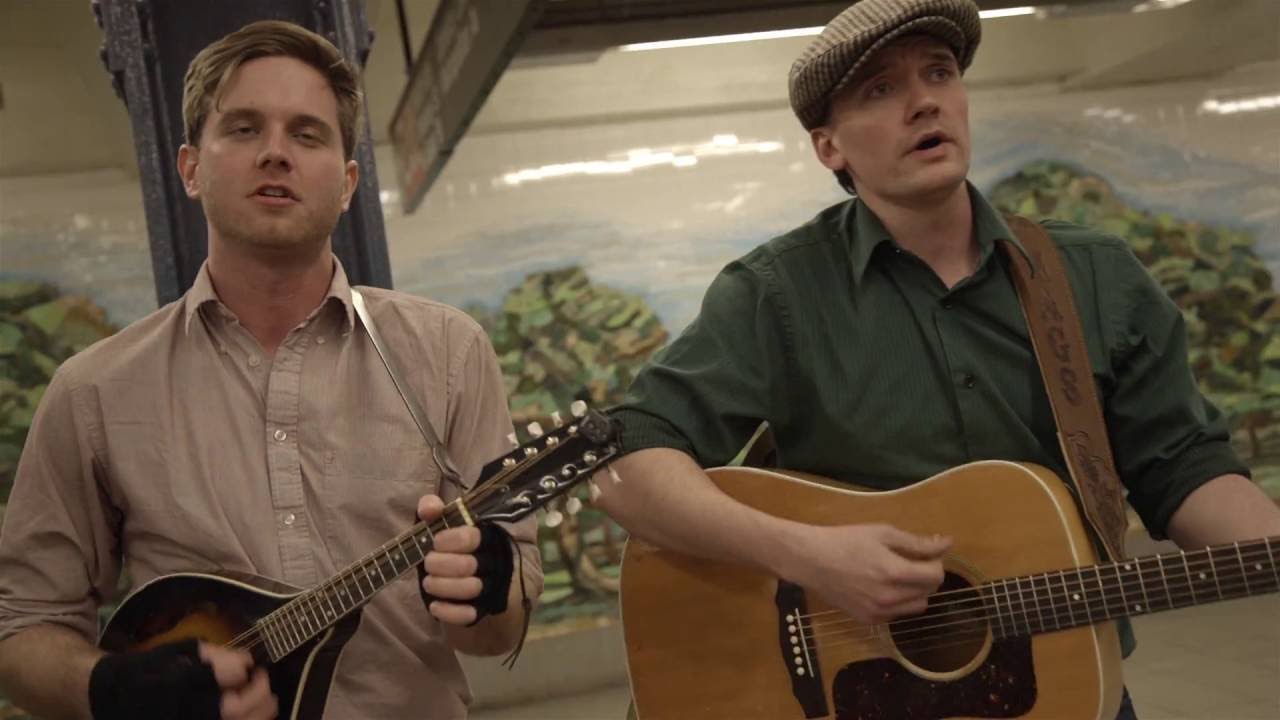The Good Morning Nags - I Wish My Baby Was Born - Live on the F Train platform