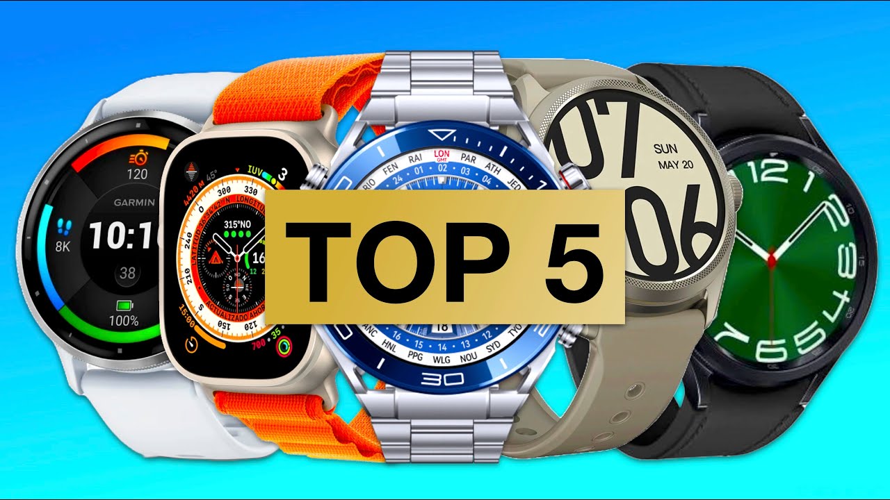 TOP 5 MEILLEURES MONTRES CONNECTÉES 2024