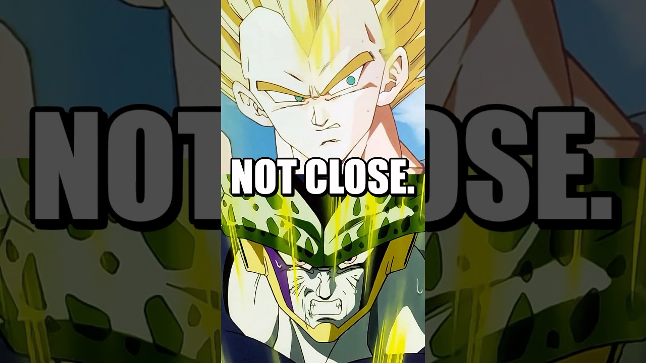 SSJ2 Vegeta VS Cell is NOT Close.