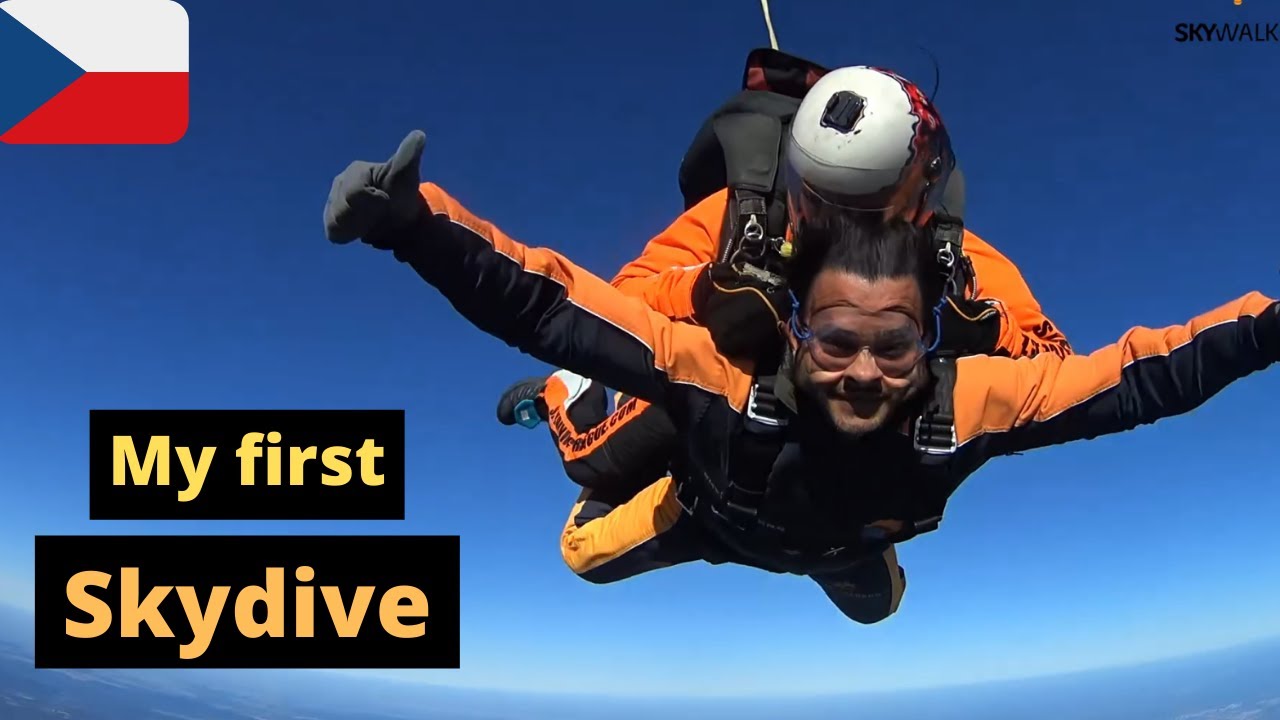 My First Sky Dive | Sky Diving (Prague) | Skywalkers | Adventure
