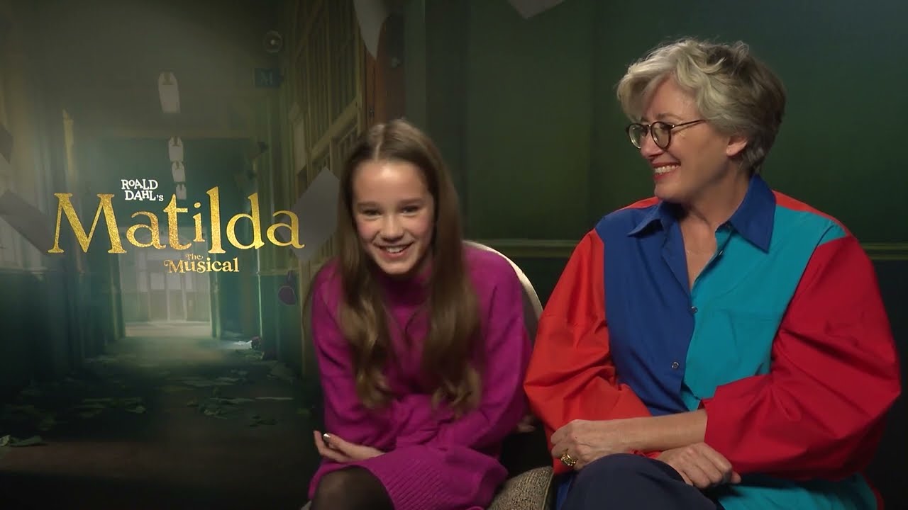 Enjoy Benjamin P.'s interview with Alisha Weir and Emma Thompson (Roald Dahl's Matilda the Musical)