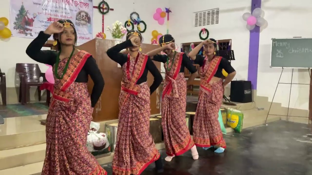 Christian Nepali dance ( diroibam sawra Baptist church)