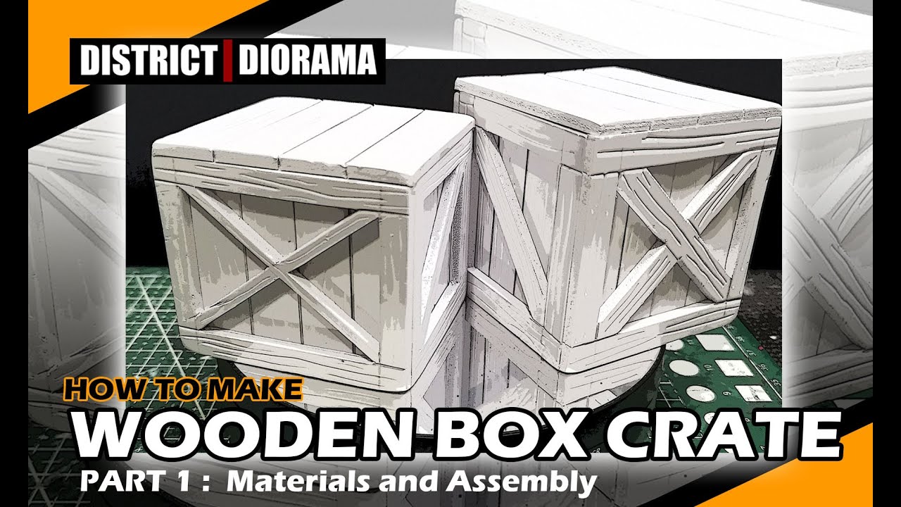 HOW-TO : Make Wooden box crate Part 1