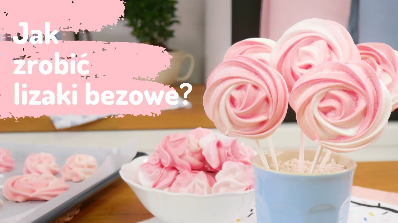 Lizaki bezowe❤️ Jak zrobić kolorowe lizaki bezowe ? 😋