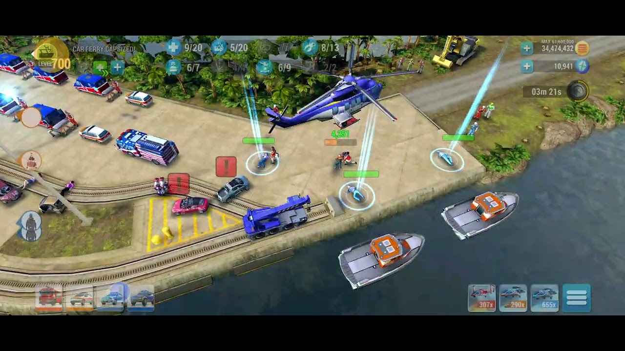EMHQ Gameplay - Car ferry capsized! #emergencyhq