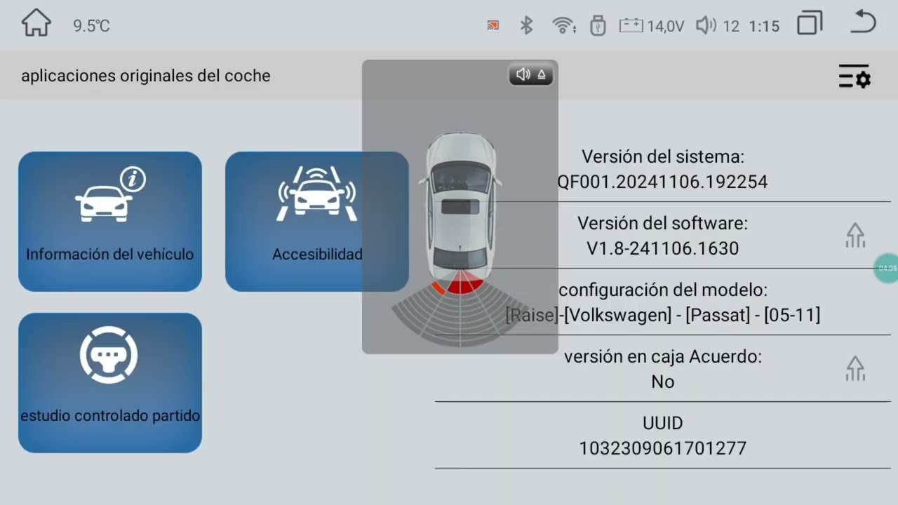 Radar de proximidad sin tener instalada una cámara trasera en tu radio android! #k706 #hizpo #MG19