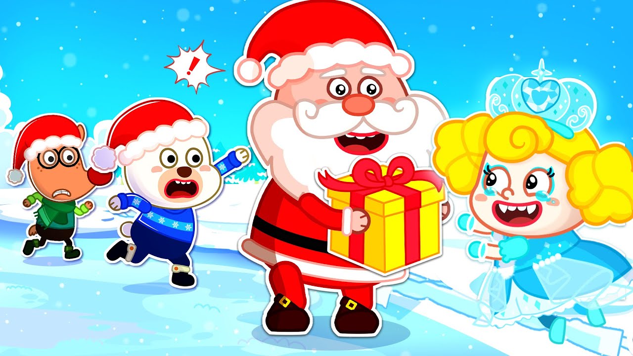 Bearee Fun & Learn | Where Is Santa Claus?! Snow Queen’s Ice Magic! | Cartoon for Kids