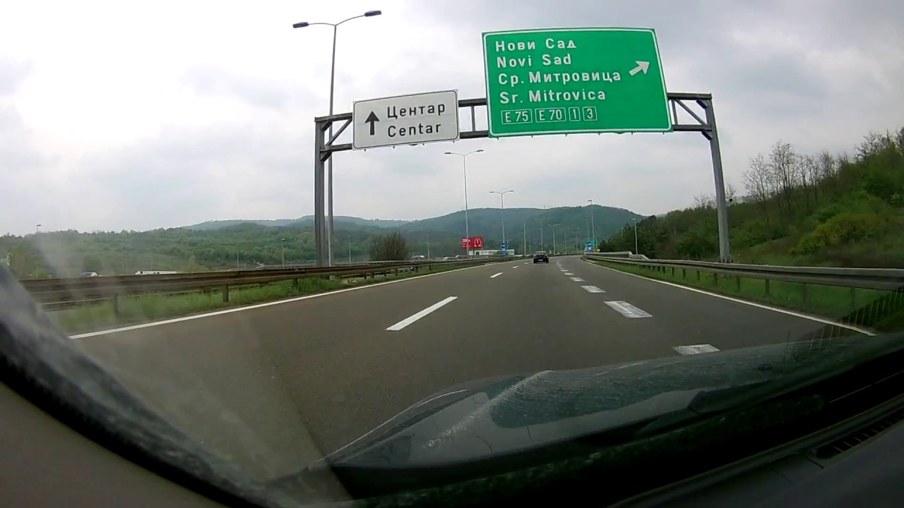 Driving in Belgrade, from IKEA to Konjarnik