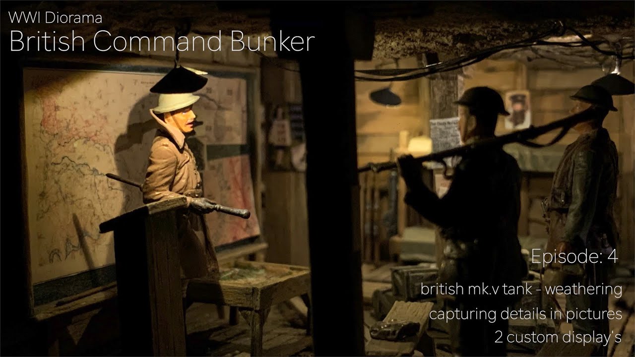 WWI Diorama British Command Bunker episode 4