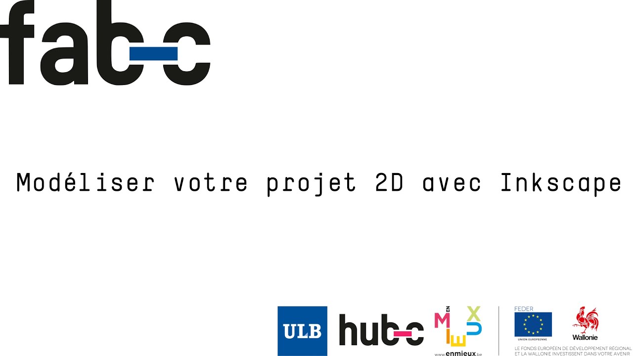 Modeliser votre projet 2D avec Inkscape