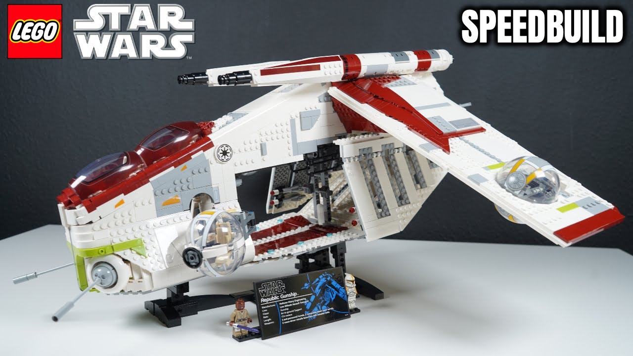 The biggest yet: LEGO Star Wars 'UCS Republic Gunship' Speedbuild! | Set 75309 from 2021
