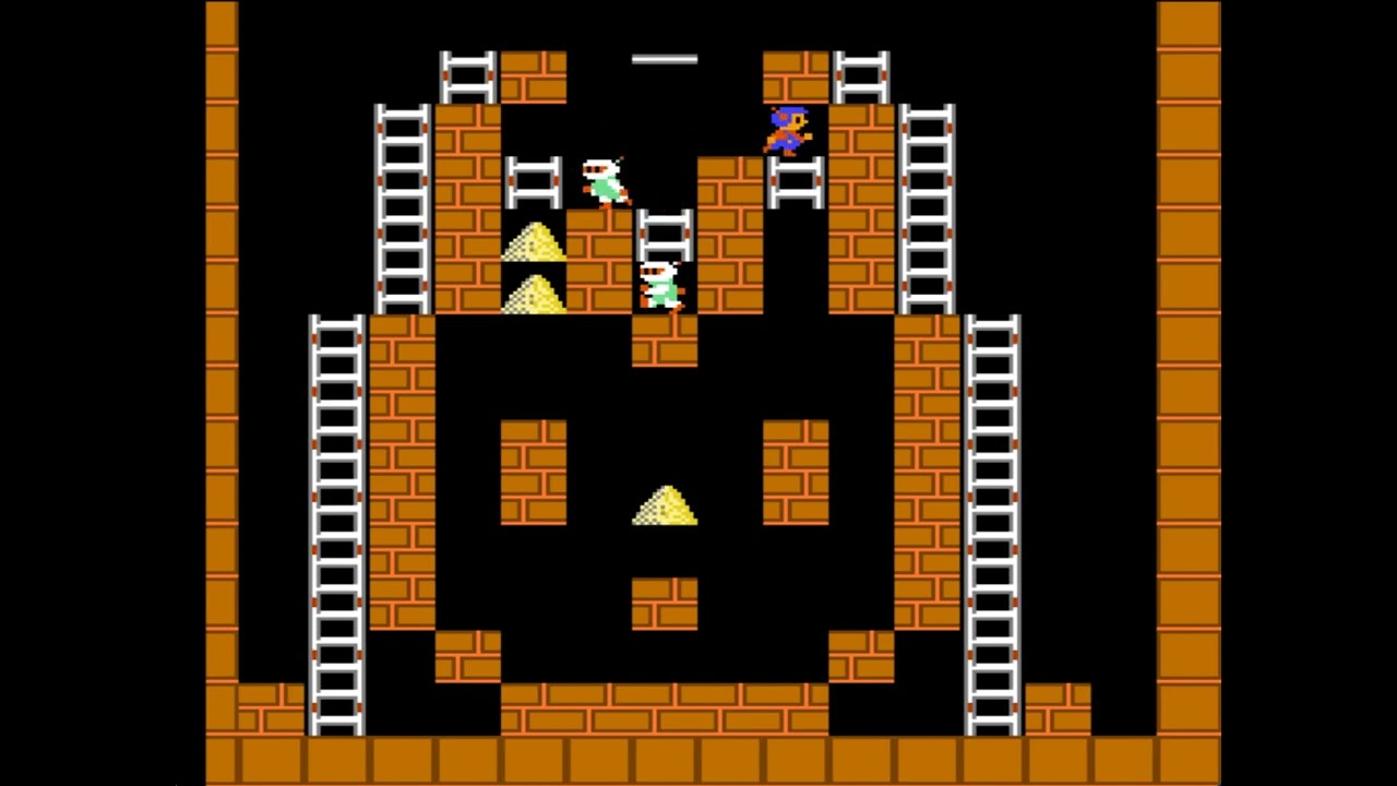 ファミコン　ロードランナー　エディット「うさぎの面」