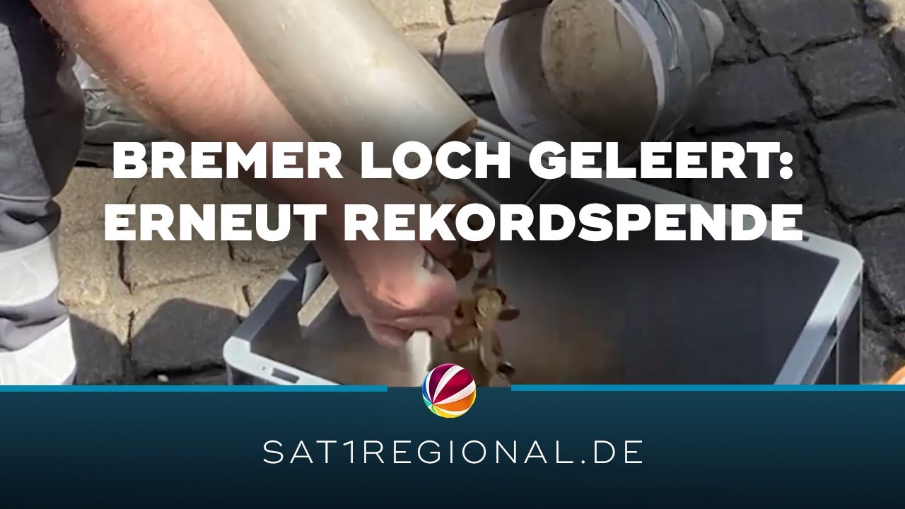 Bremer Loch geleert: Erneut Rekordspende für guten Zweck