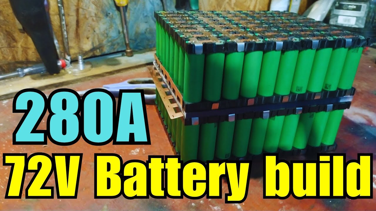 72V high current battery build 280A