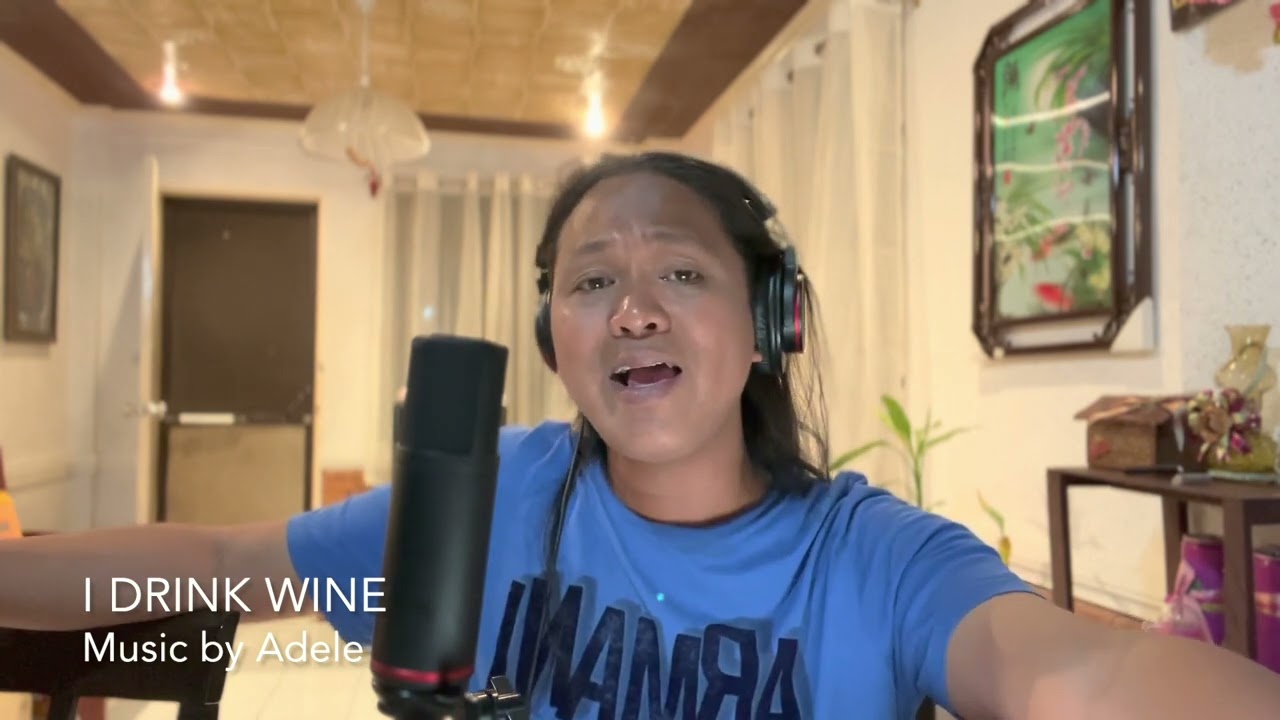 I drink wine cover by Randy Lea&ntilde;o