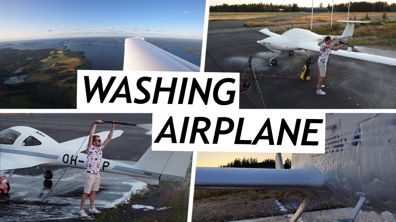 Washing an Airplane!