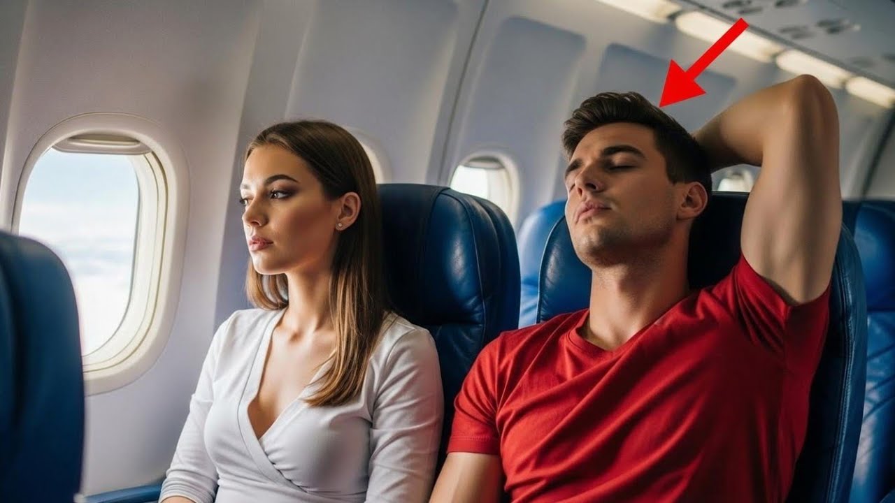 Un padre soltero dormía en el asiento 8A… cuando el capitán hizo una pregunta, entonces…