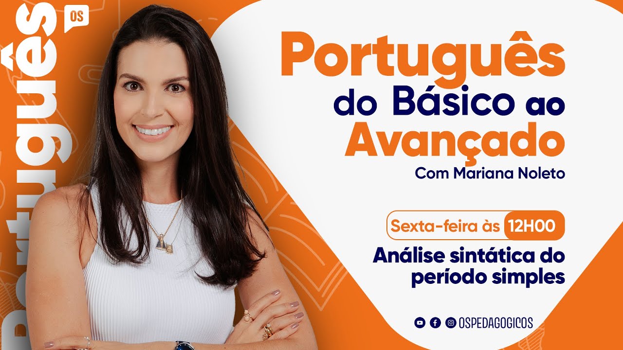 Análise Sintática do Período Simples | Mariana Noleto