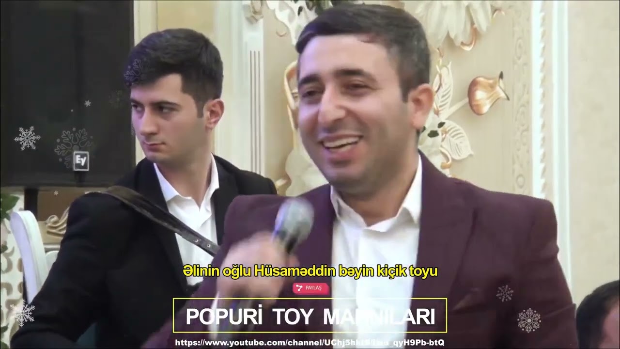 toy mahnıları oxuyur İlqar ⧸ gitara Rəşad ⧸ qarmon Elvin ⧸ sintez Emil ⧸ udarnik Vaqif ⧸ nagara
