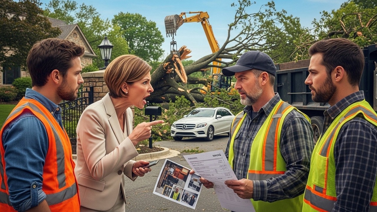 Товарищество собственников жилья наняло мою компанию по земляным работам для уборки последствий ш...