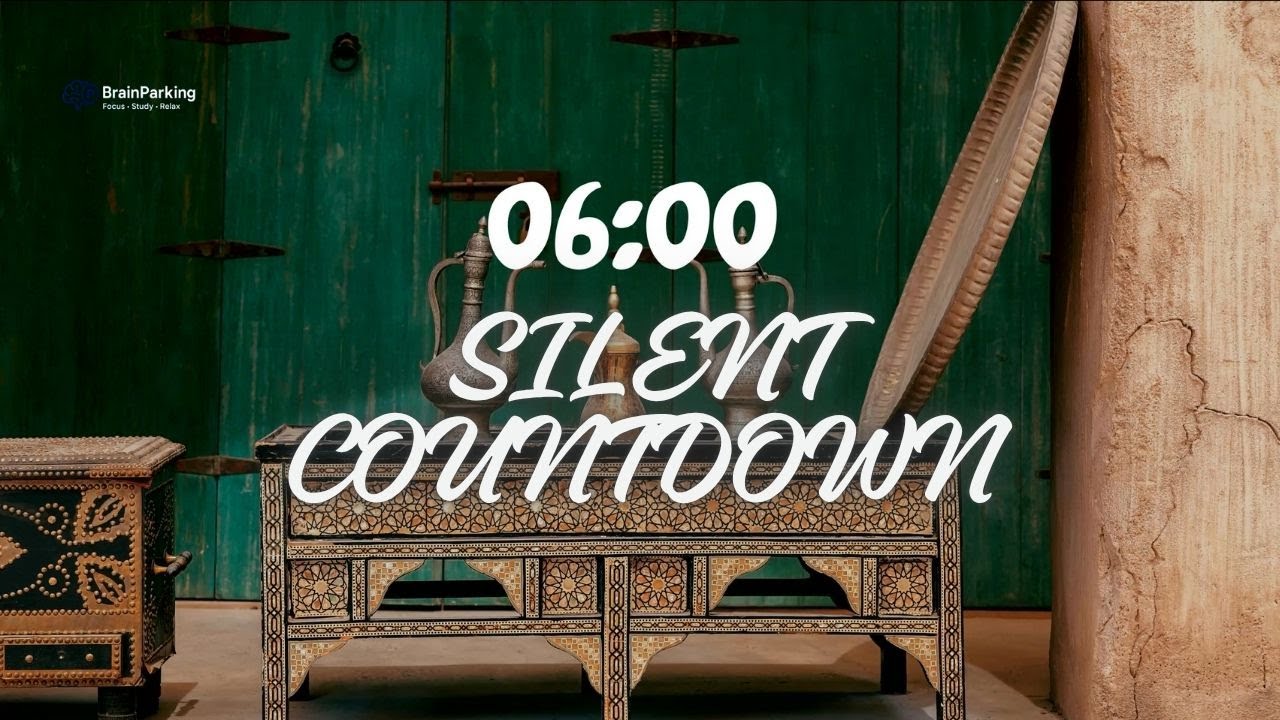 6 Minute Silent Timer ⏳ | No Sound Focus Timer for Deep Work & Mindful Breaks
