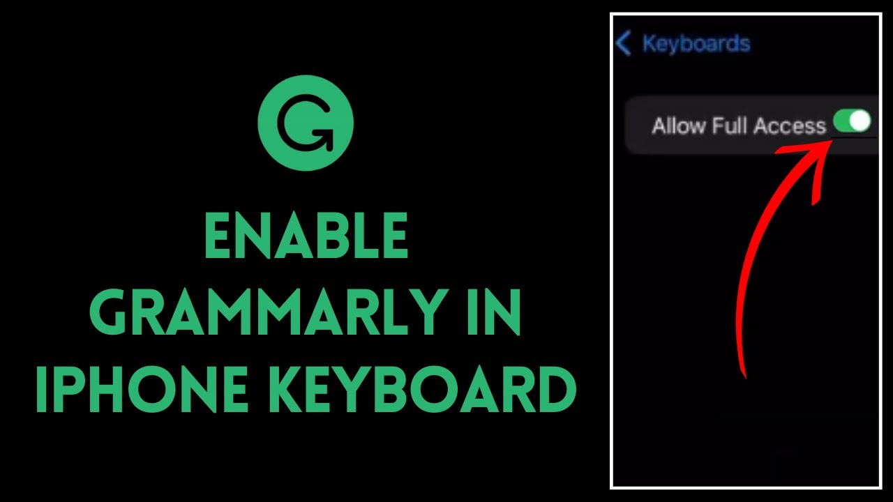 How to Enable Grammarly AI on iPhone Keyboard 2024 | Use Grammarly on iPhone