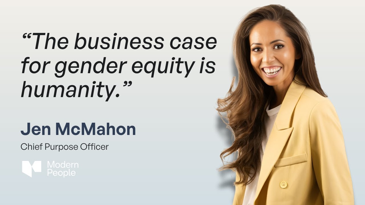 Gender equity requires purpose, not permission | CEO Conversation with Jen McMahon