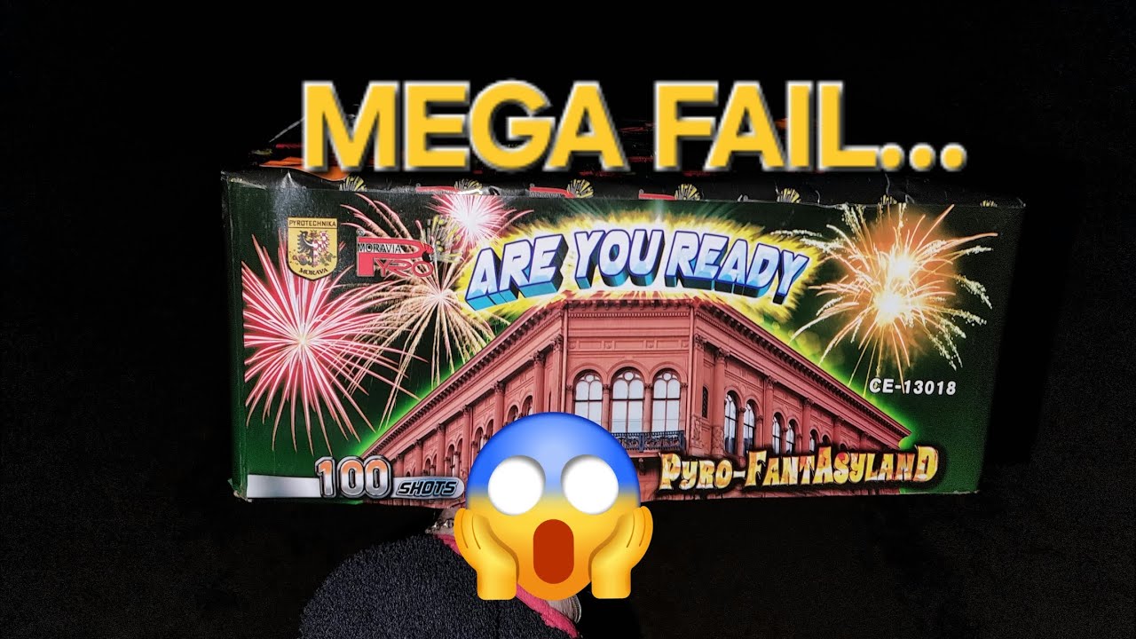 WYRZUTNIA ARE YOU READY CE-13018 PyroMoravia #test #fail #fajerwerki #feuerwerk #polenb&ouml;ller #pyro 