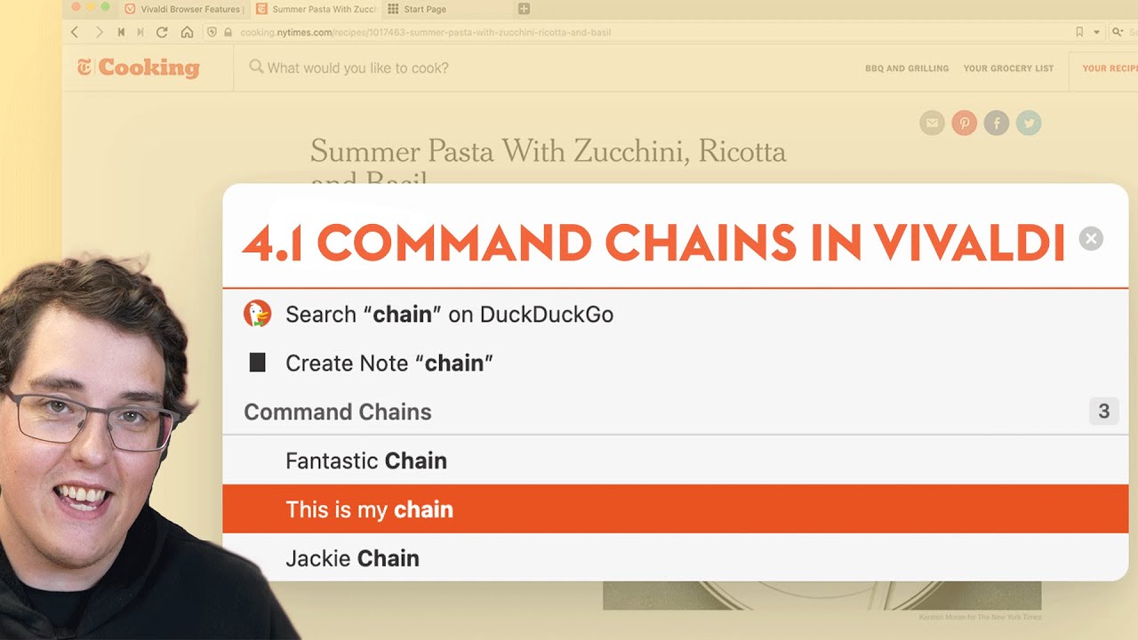 Become a Command Chain Master in Vivaldi
