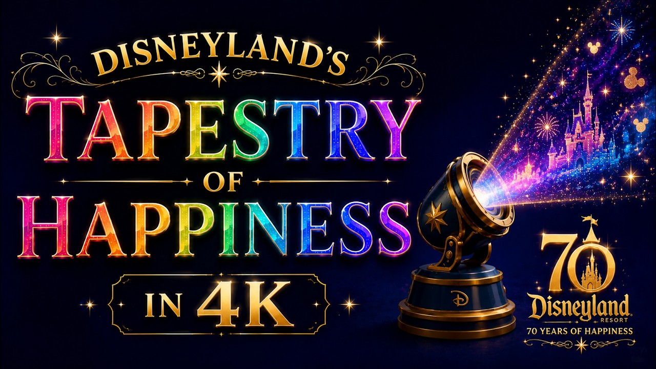 Tapestry of Happiness in 4K Disneyland February 2026 70th Anniversary Celebration