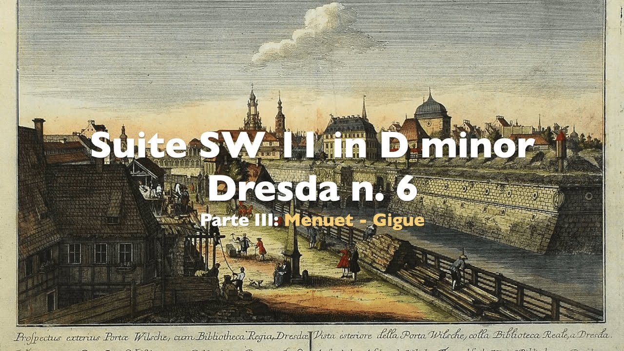 Silvius Leopold Weiss Suite D Min.SW 11  Menuet, Gigue - Alberto Crugnola: Baroque Lute - Parte III